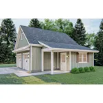 Building Plans Side View Photo 01 - 125D-6143 | House Plans and More