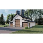 Building Plans Front of House 125D-7509