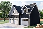 Building Plans Side View Photo 01 - 125D-7514 | House Plans and More