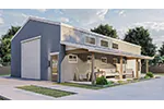 Building Plans Front of Home - 125D-7520 | House Plans and More
