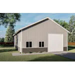 Building Plans Front of House 125D-7521