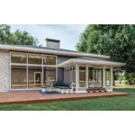 Building Plans Front of House 125D-7549