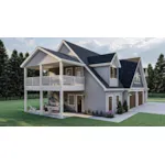 Building Plans Side View Photo - 125D-7565 | House Plans and More