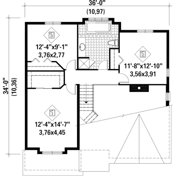 Traditional House Plan Second Floor - Carleton Neoclassical Home 126D-0002 - Search House Plans and More