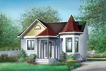 Cabin & Cottage House Plan Front of Home - Janice Country Victorian Home 126D-0007 - Search House Plans and More