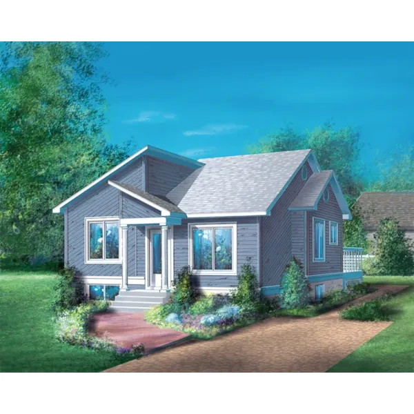 Front of Home - Posey Country Ranch Home 126D-0013 - Shop House Plans and More