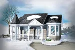 Cabin & Cottage House Plan Front of House 126D-0015