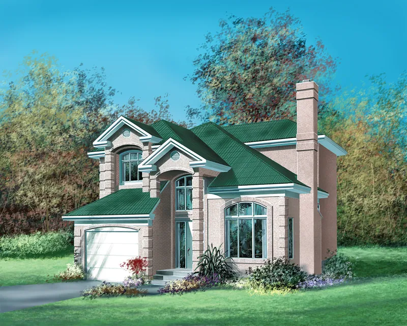 Traditional House Plan Front of Home - Doxey Traditional Home 126D-0017 - Search House Plans and More