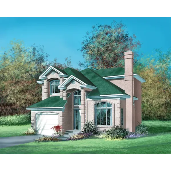 Traditional House Plan Front of Home - Doxey Traditional Home 126D-0017 - Search House Plans and More