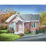 Ranch House Plan Front of Home - Halidon Ranch Home 126D-0035 - Search House Plans and More