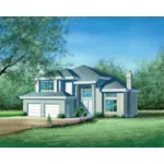 Modern House Plan Front of Home - Sapphire Neoclassical Home 126D-0069 - Shop House Plans and More