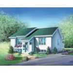 Modern House Plan Front of Home - Edwin Ranch Home 126D-0075 - Search House Plans and More