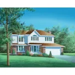 Country House Plan Front of Home - Paddock Traditional Home 126D-0087 - Shop House Plans and More