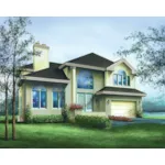 European House Plan Front of Home - Foxwood Neoclassical Home 126D-0091 - Search House Plans and More