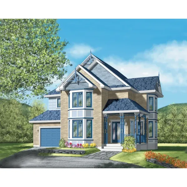 Country House Plan Front of Home - Verona Victorian Home 126D-0103 - Shop House Plans and More