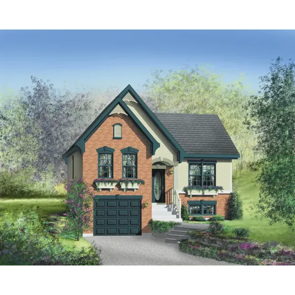 Country House Plan Front of Home - Farway Country Cottage 126D-0107 - Search House Plans and More