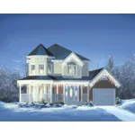 Country House Plan Front of Home - Hardin Country Victorian Home 126D-0126 - Search House Plans and More