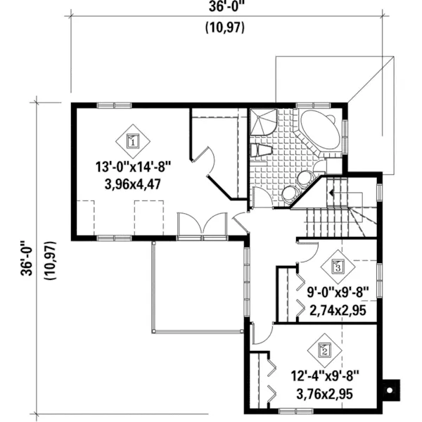 Cape Cod & New England House Plan Second Floor - Marc Traditional 2-Story Home 126D-0138 - Shop House Plans and More