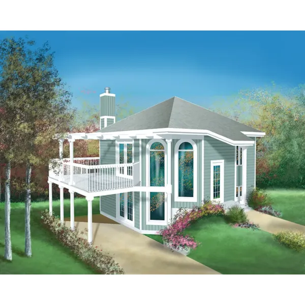 Victorian House Plan Front of Home - Concord Country Home 126D-0141 - Search House Plans and More