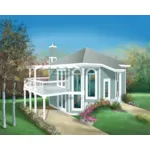 Victorian House Plan Front of Home - Concord Country Home 126D-0141 - Search House Plans and More