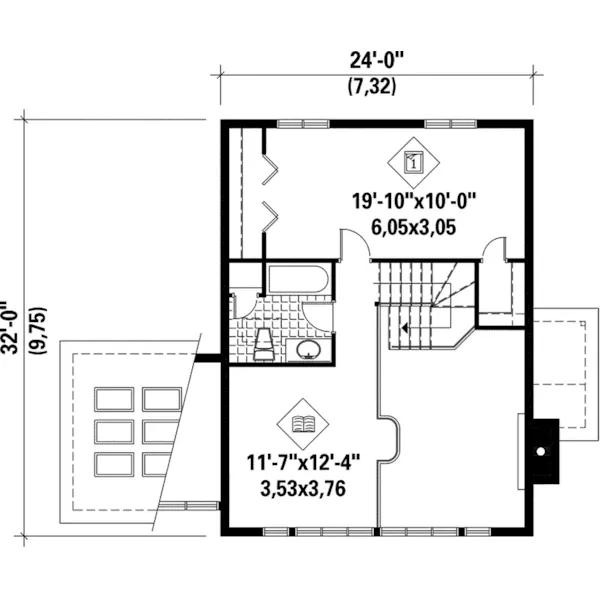 Mountain House Plan Second Floor - Holden Peak Rustic Mountain Home 126D-0146 - Search House Plans and More