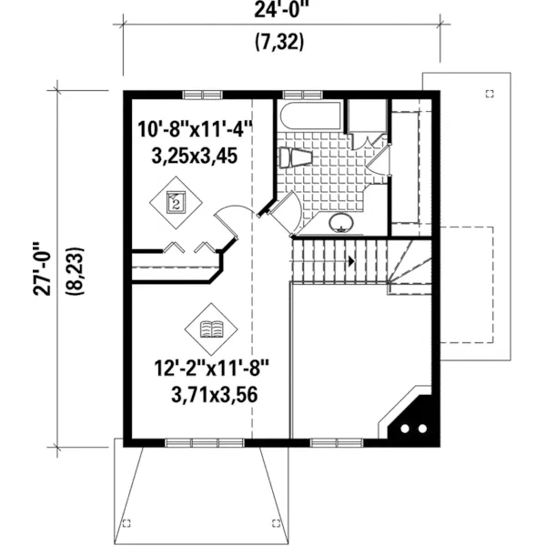 Country House Plan Second Floor - Parkton Multi-Level Home 126D-0148 - Shop House Plans and More