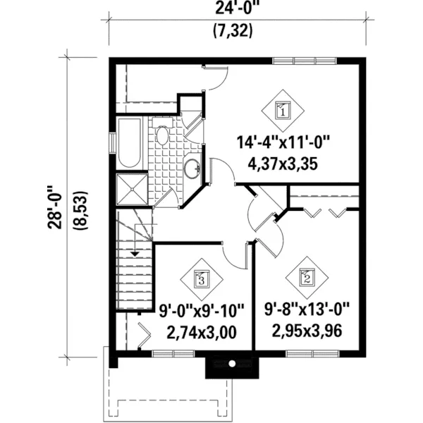 Traditional House Plan Second Floor - Leaman Traditional Home 126D-0163 - Shop House Plans and More