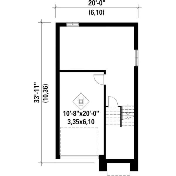 European House Plan Lower Level Floor - Gilmore Georgian Home 126D-0167 - Search House Plans and More