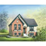 Country French House Plan Front of Home - Pemberley European Home 126D-0172 - Shop House Plans and More