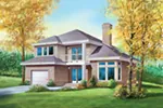 Victorian House Plan Front of Home - Elsing Prairie Style Home 126D-0177 - Search House Plans and More