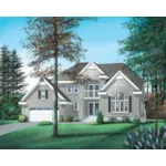 European House Plan Front of Home - Van Beek Luxury Home 126D-0185 - Shop House Plans and More