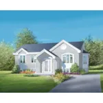 Ranch House Plan Front of Home - Wayne Traditional Ranch Home 126D-0186 - Shop House Plans and More