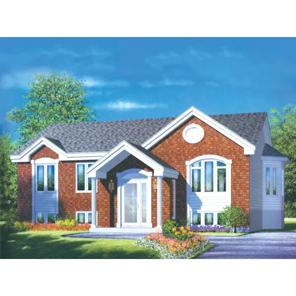 Ranch House Plan Rear Photo 01 - Wayne Traditional Ranch Home 126D-0186 - Shop House Plans and More