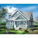 Country House Plan Front of Home - Carrieann Country Ranch Home 126D-0218 - Search House Plans and More