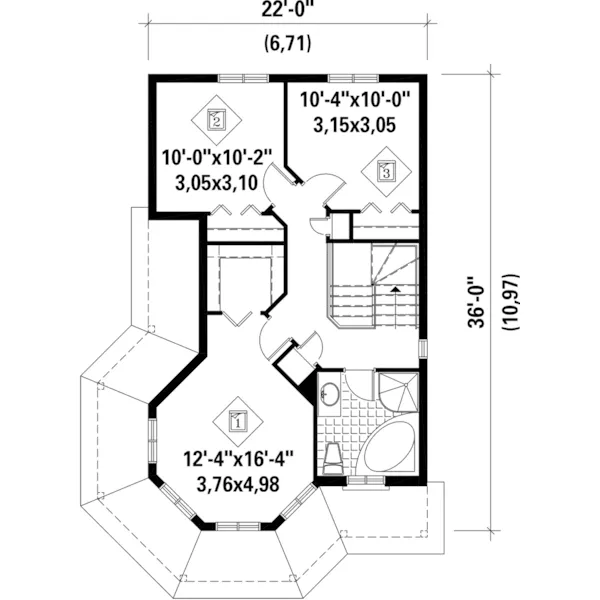 Country French House Plan Second Floor - Erica Country Victorian Home 126D-0270 - Search House Plans and More