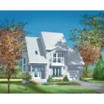 Victorian House Plan Front of Home - Ervin Traditional Home 126D-0271 - Search House Plans and More