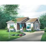 Ranch House Plan Front of Home - Rico Ranch Home 126D-0296 - Shop House Plans and More