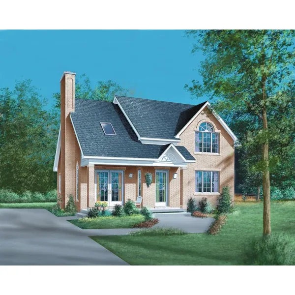 Country House Plan Front of Home - Wamsley Country Home 126D-0300 - Shop House Plans and More