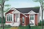 Traditional House Plan Front of House 126D-0308