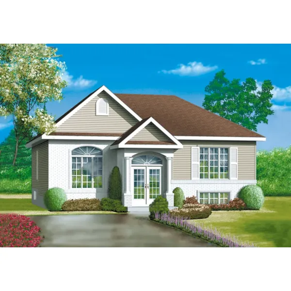 Southern House Plan Front of Home - Swan Shores Southern Home 126D-0309 - Shop House Plans and More