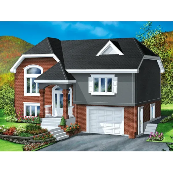 European House Plan Front of Home - Eliza European Style Home 126D-0312 - Search House Plans and More