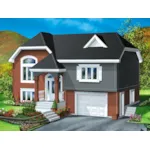 European House Plan Front of Home - Eliza European Style Home 126D-0312 - Search House Plans and More