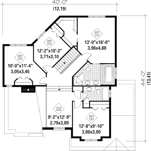 European House Plan Second Floor - Garton Neoclassical Home 126D-0321 - Search House Plans and More