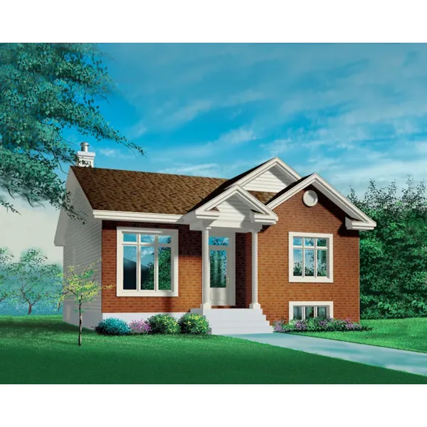 Ranch House Plan Front of Home - Nevin Traditional Ranch Home 126D-0325 - Shop House Plans and More