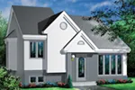 European House Plan Front of Home - Benita Contemporary Home 126D-0327 - Search House Plans and More