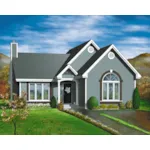 European House Plan Front of Home - Isidore Country Ranch Home 126D-0336 - Search House Plans and More