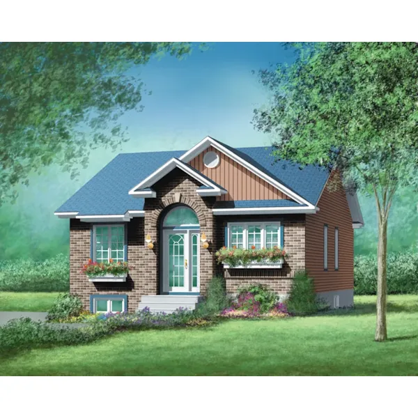 Country House Plan Front of Home - Lainey European Ranch Home 126D-0347 - Shop House Plans and More