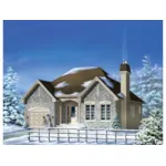 Traditional House Plan Front Photo 01 - Amerault European Home 126D-0351 - Search House Plans and More