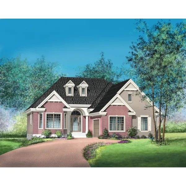 Traditional House Plan Front of Home - Margarita Traditional Home 126D-0360 - Shop House Plans and More