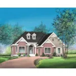 Traditional House Plan Front of Home - Margarita Traditional Home 126D-0360 - Shop House Plans and More